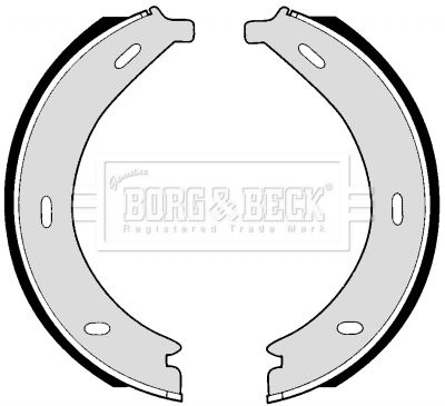 BORG & BECK Piduriklotside komplekt BBS6257